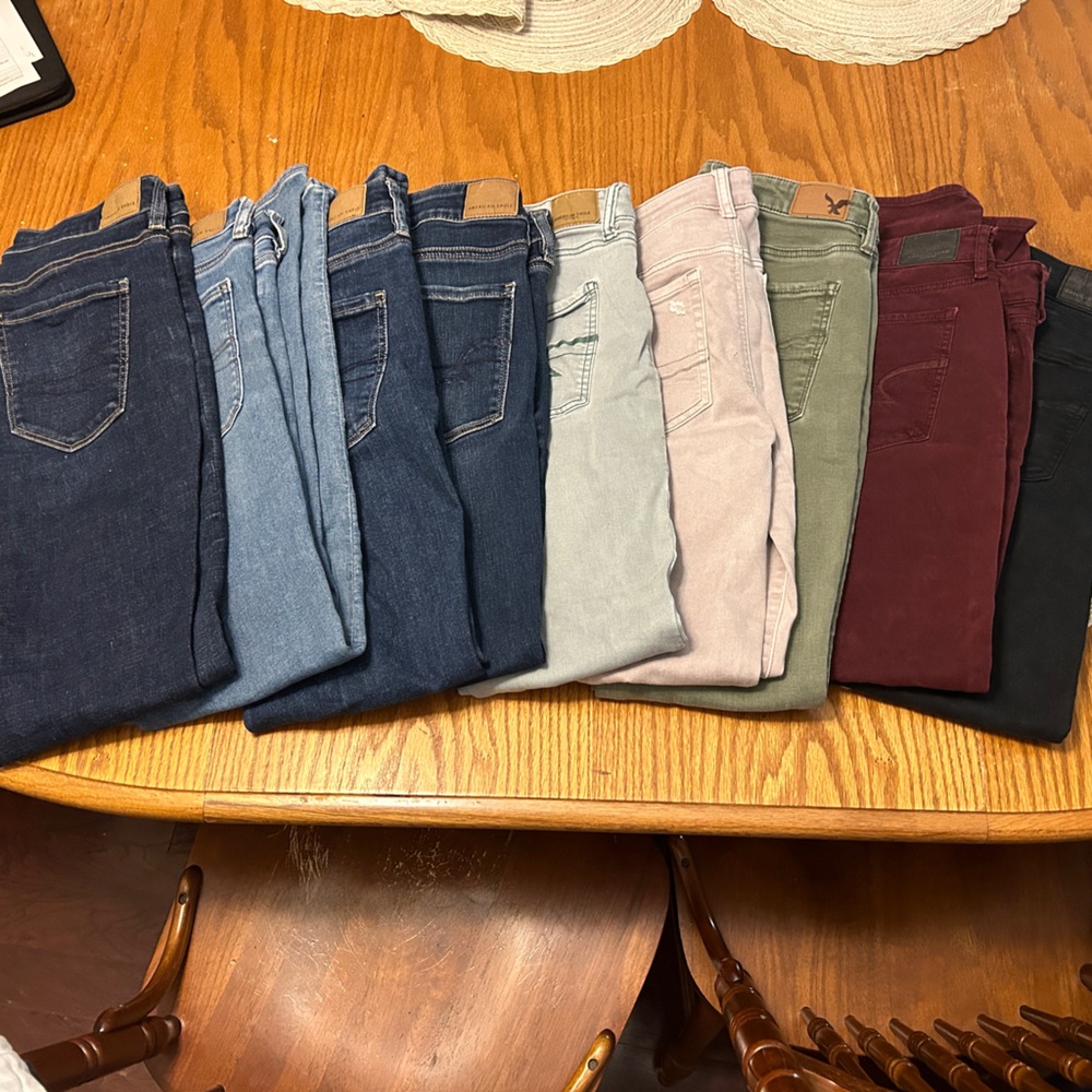 9 Pairs of Jeggings for $25!!!!